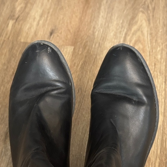 Black Jourdan Leather Knee-High Boots Size 7.5 - Picture 7 of 8